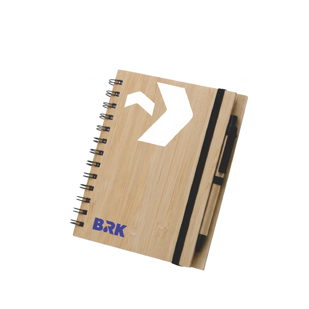 Caderno de Papelão com Caneta – Modelo oficial